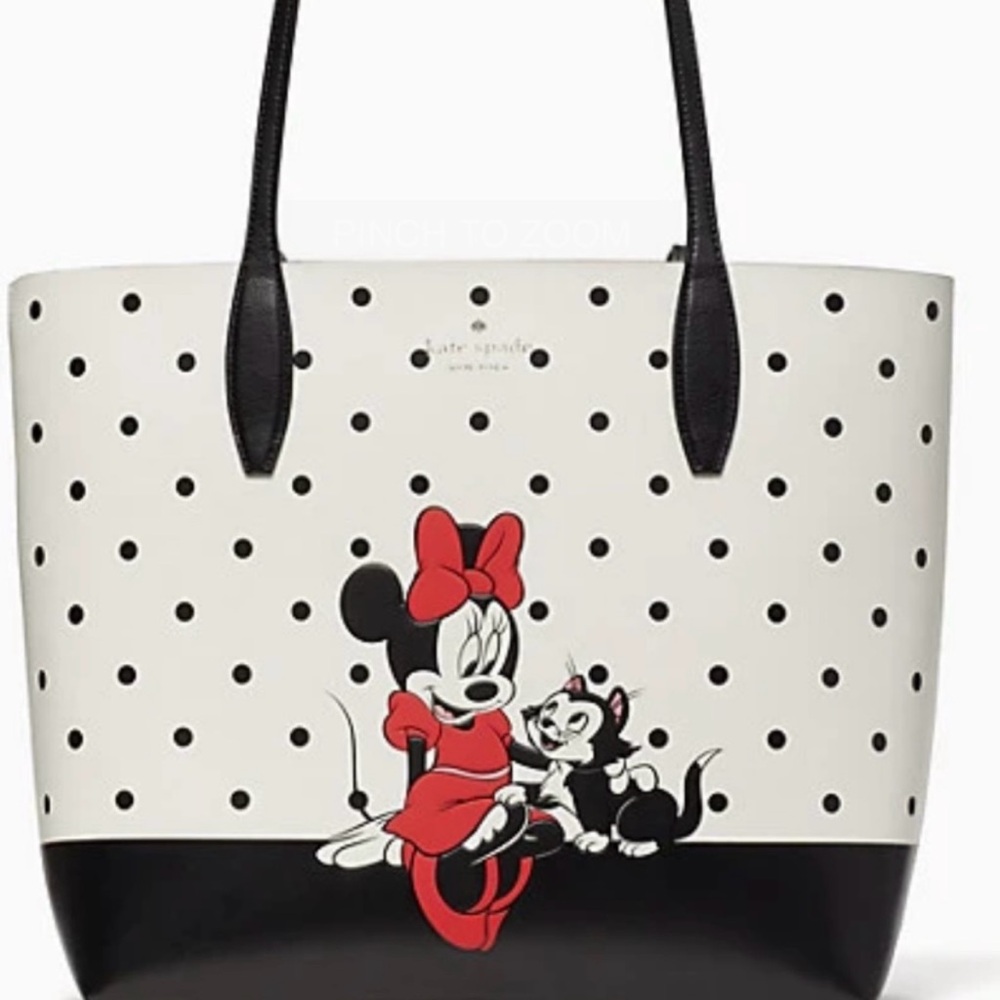 Kate Spade Minnie Mouse Polka Dot HUGE TOTE BAG - Never Used!
